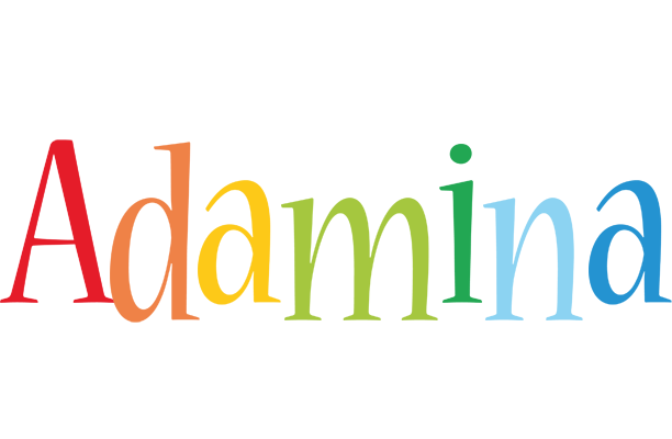 Adamina birthday logo