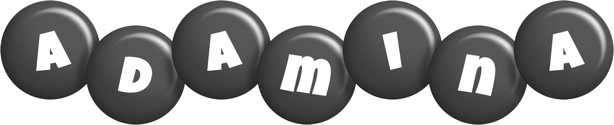 Adamina candy-black logo