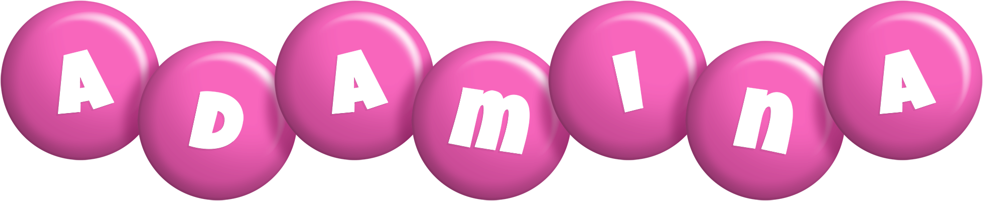 Adamina candy-pink logo