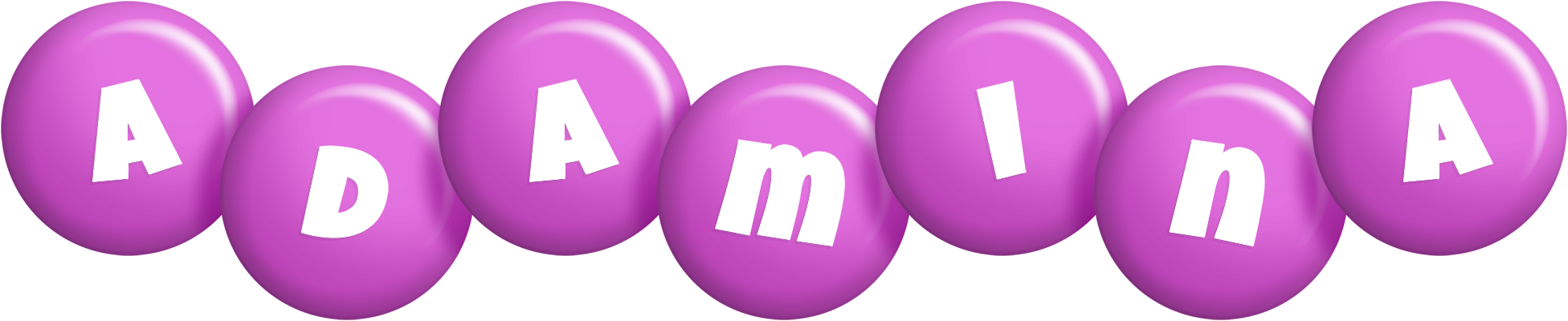 Adamina candy-purple logo
