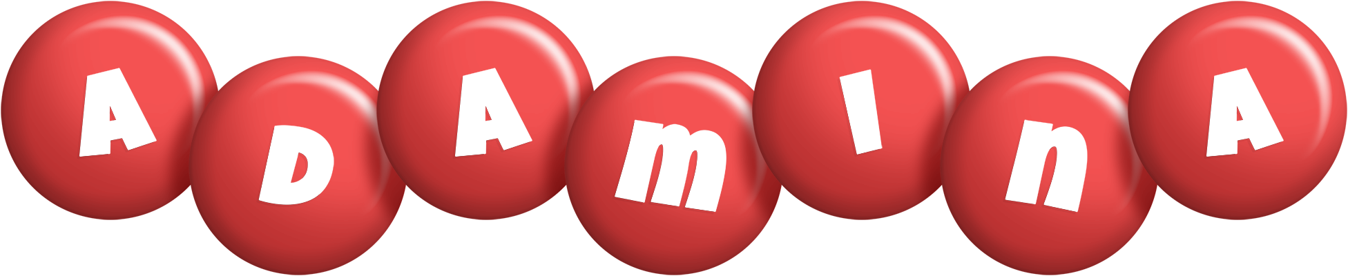 Adamina candy-red logo