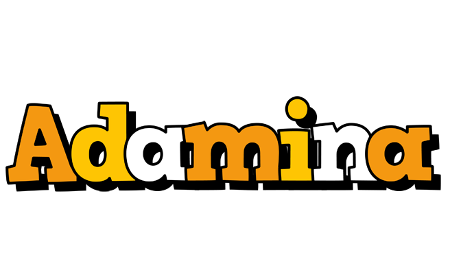 Adamina cartoon logo