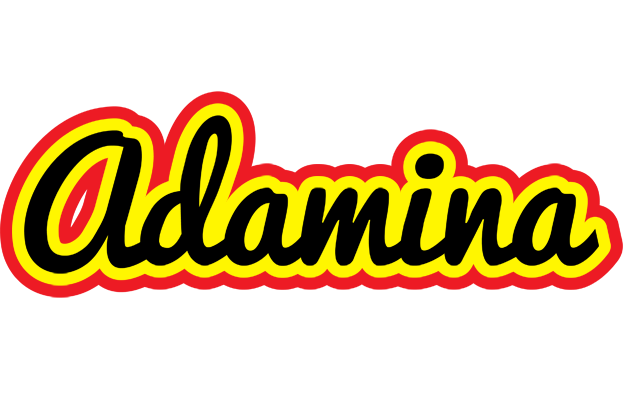 Adamina flaming logo