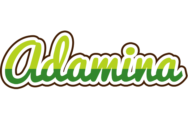 Adamina golfing logo