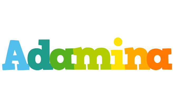 Adamina rainbows logo