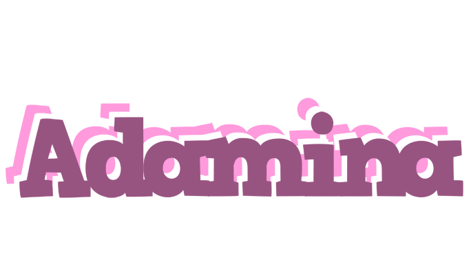 Adamina relaxing logo