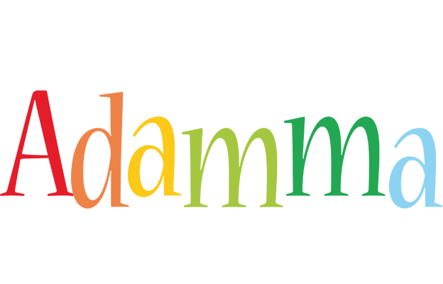 Adamma birthday logo