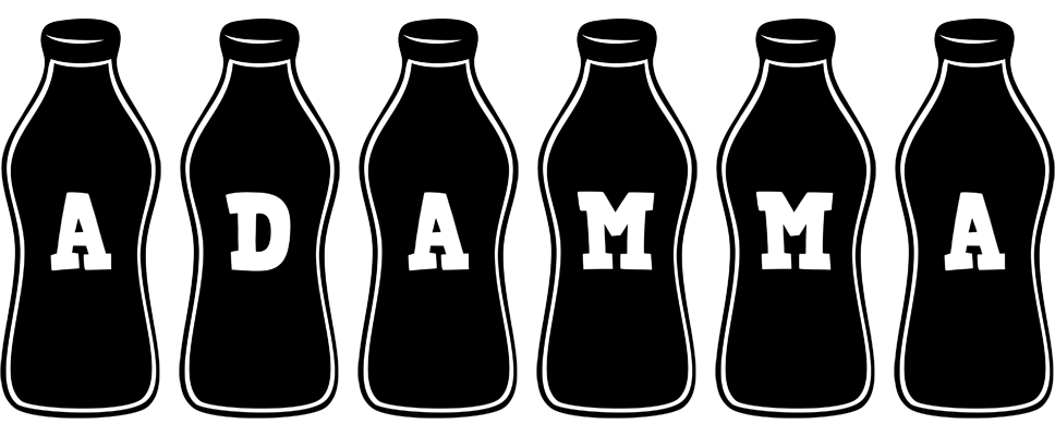 Adamma bottle logo