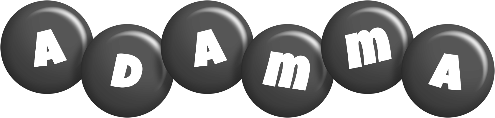 Adamma candy-black logo