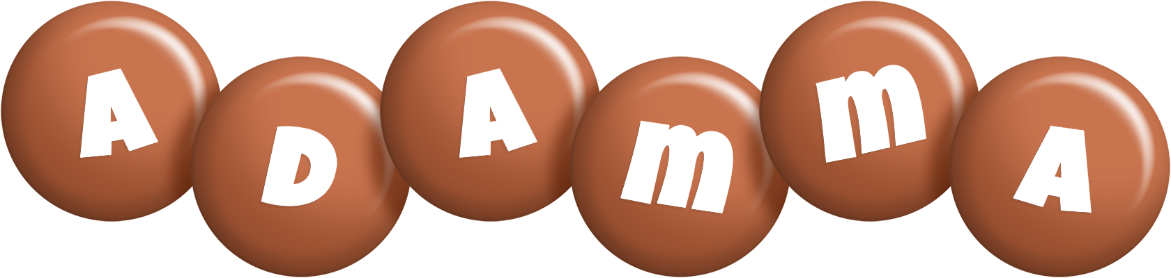 Adamma candy-brown logo