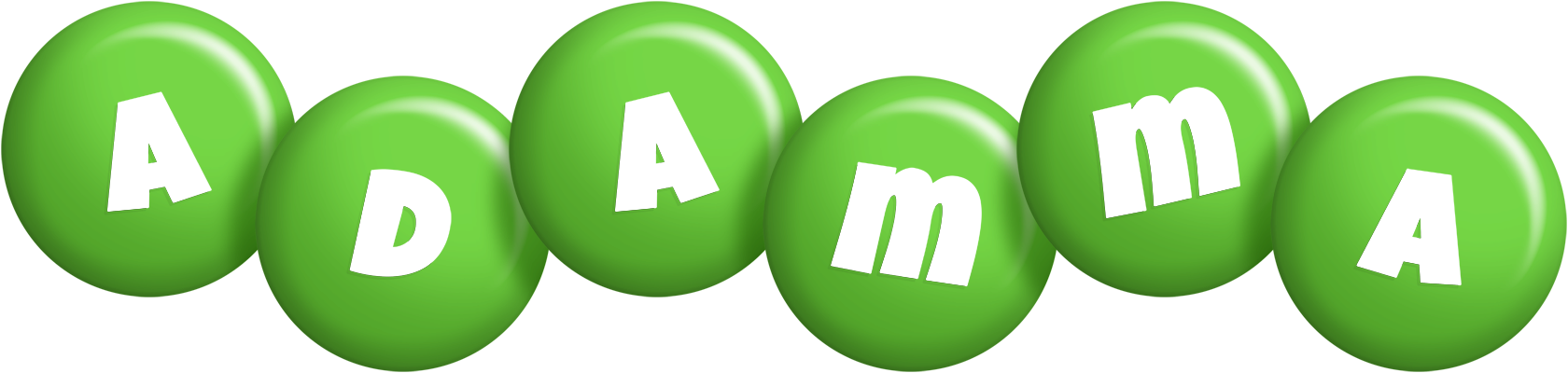 Adamma candy-green logo