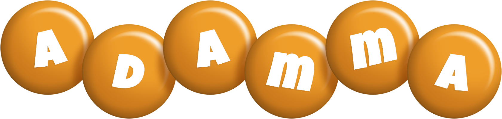 Adamma candy-orange logo