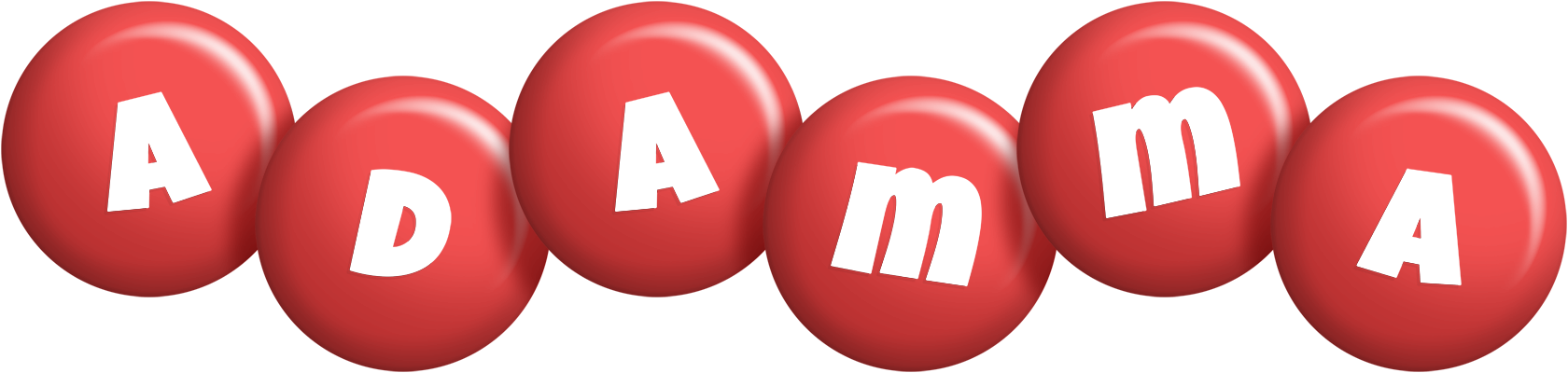 Adamma candy-red logo