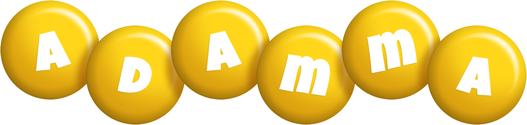 Adamma candy-yellow logo