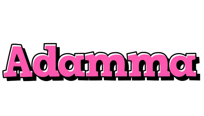 Adamma girlish logo