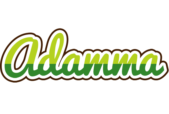 Adamma golfing logo
