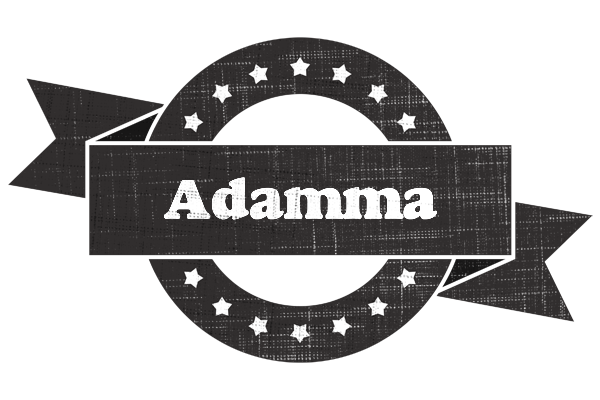 Adamma grunge logo