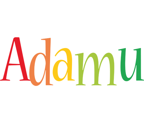 Adamu birthday logo