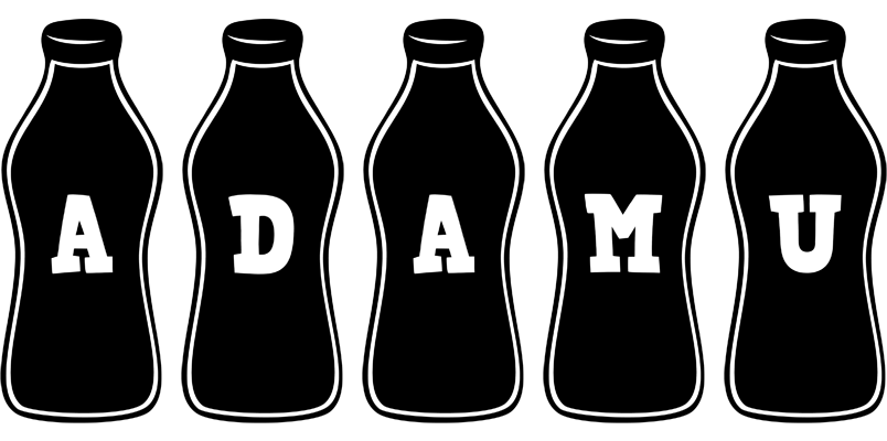 Adamu bottle logo
