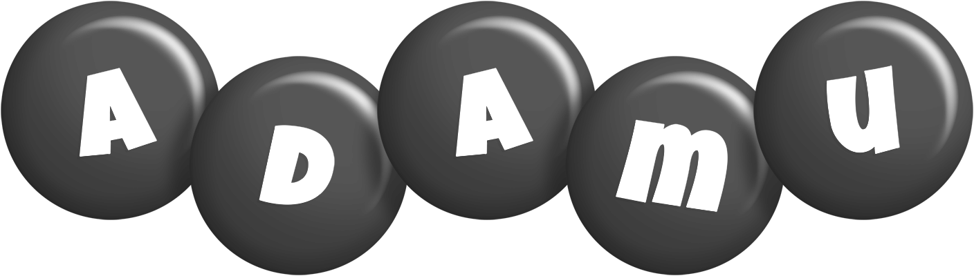 Adamu candy-black logo
