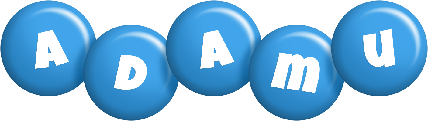 Adamu candy-blue logo