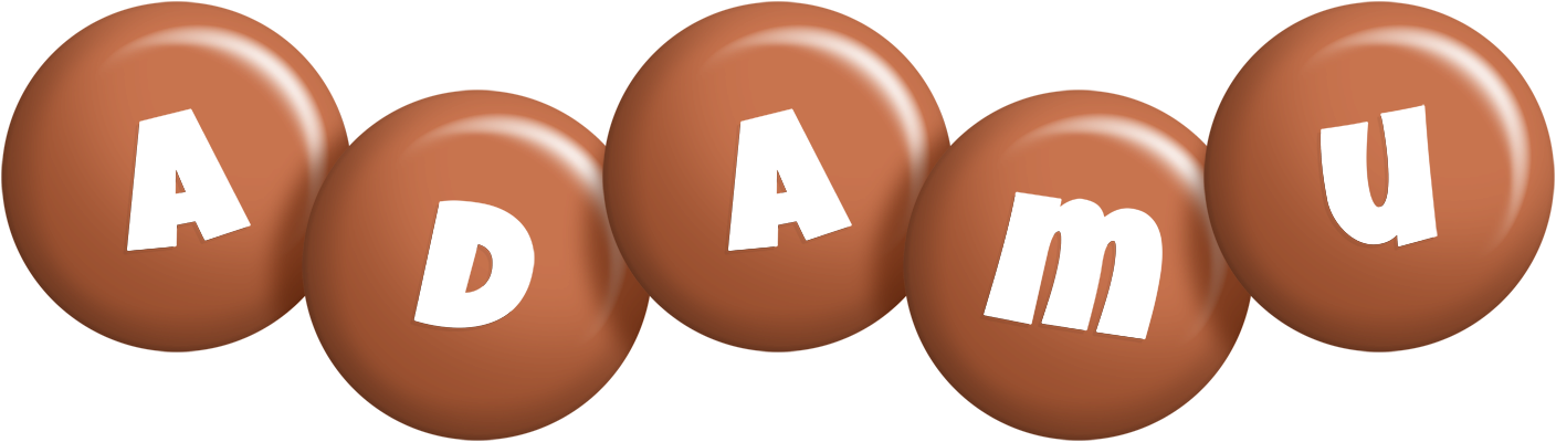 Adamu candy-brown logo