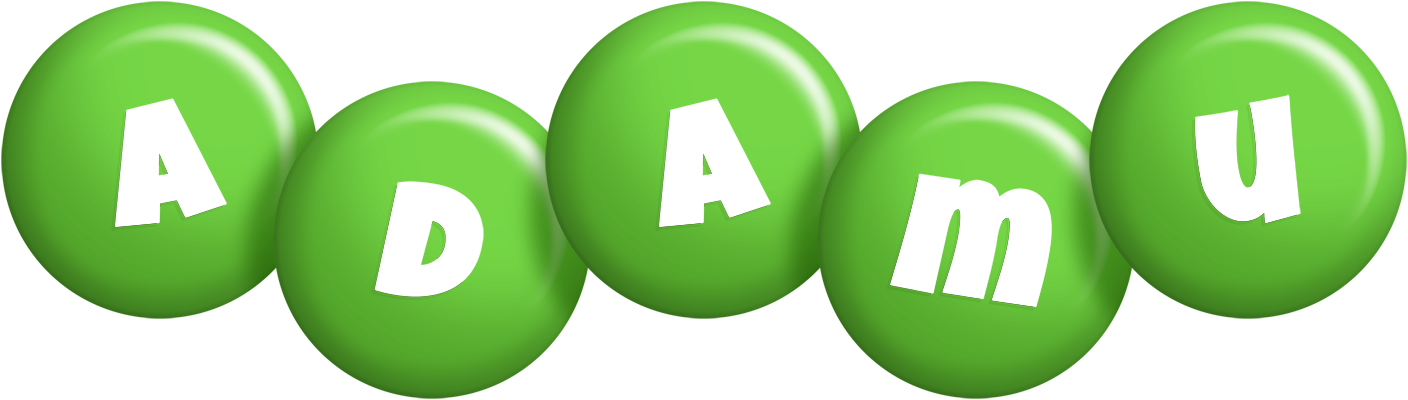 Adamu candy-green logo