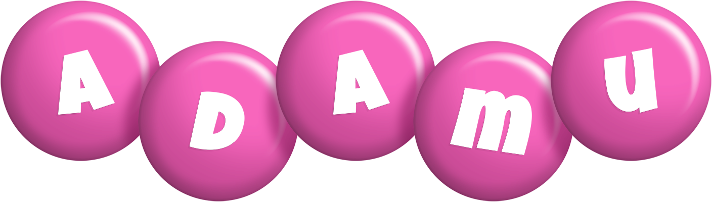 Adamu candy-pink logo