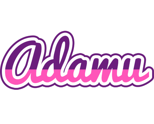 Adamu cheerful logo