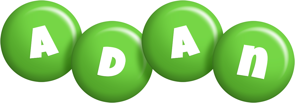 Adan candy-green logo