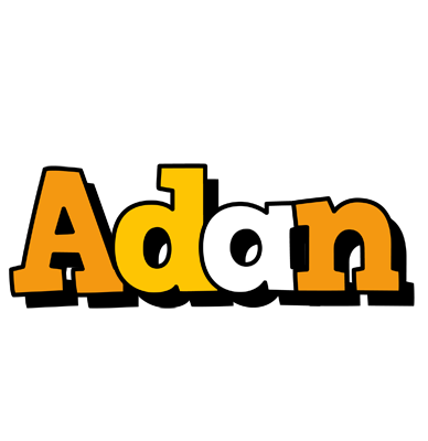 Adan cartoon logo