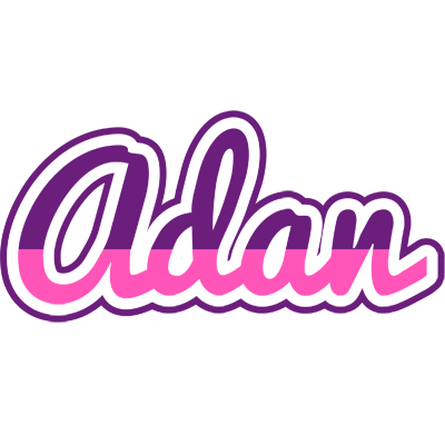 Adan cheerful logo