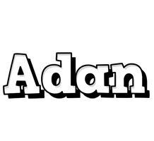 Adan snowing logo