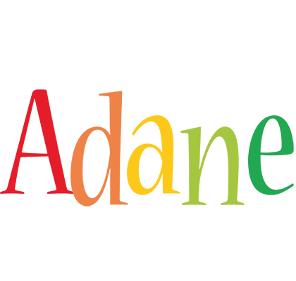 Adane birthday logo