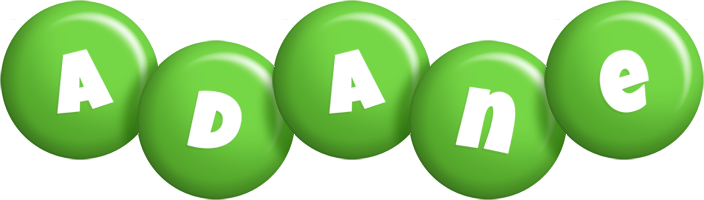 Adane candy-green logo