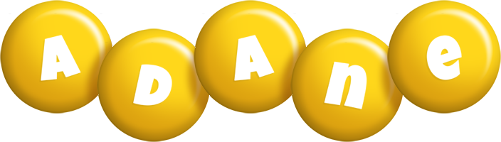 Adane candy-yellow logo