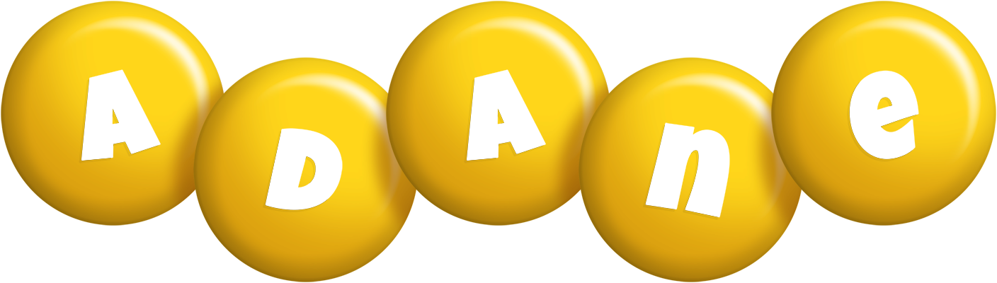 Adane candy-yellow logo