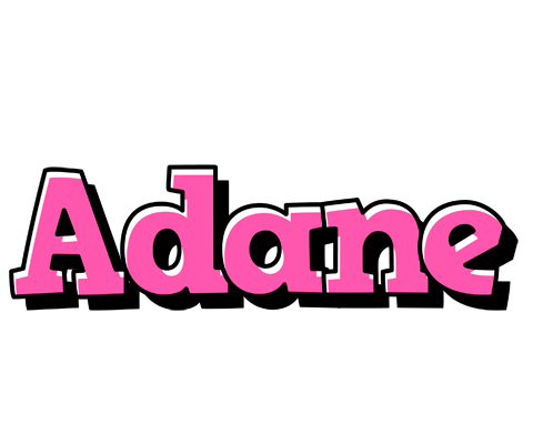 Adane girlish logo