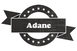 Adane grunge logo