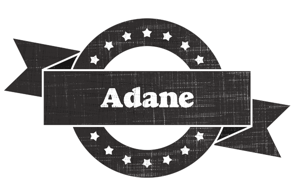Adane grunge logo