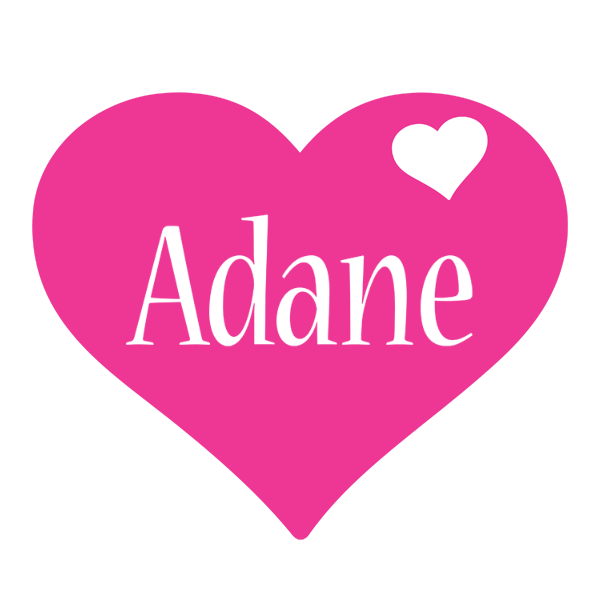 Adane love-heart logo