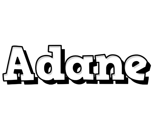 Adane snowing logo