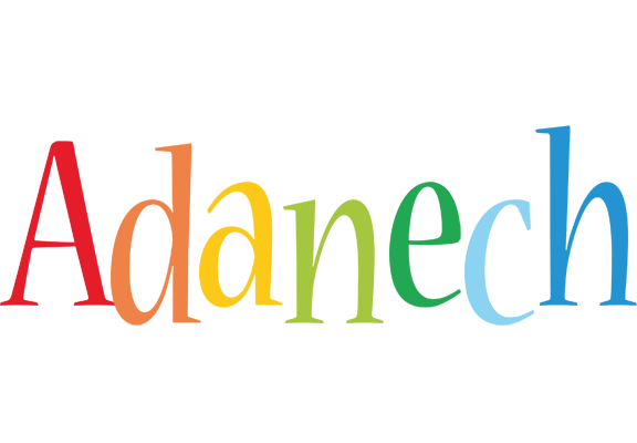 Adanech birthday logo