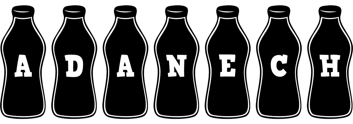 Adanech bottle logo