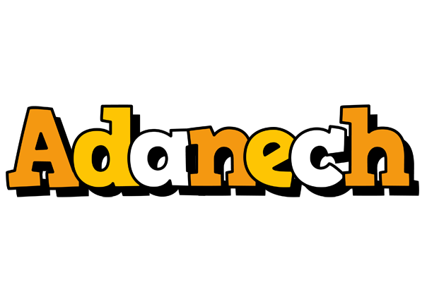 Adanech cartoon logo