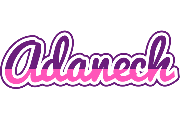 Adanech cheerful logo