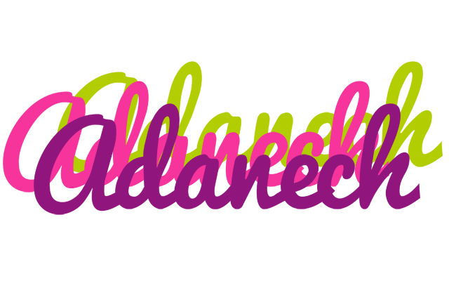 Adanech flowers logo