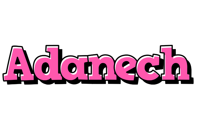 Adanech girlish logo