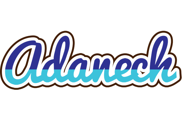 Adanech raining logo