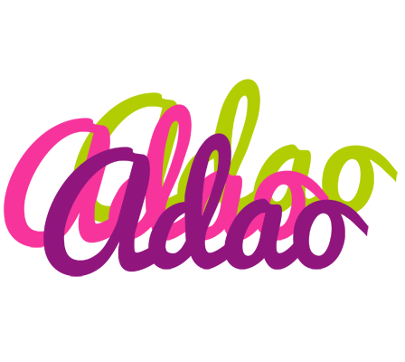 Adao flowers logo